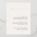 Search for gold foil wedding enclosure cards Elegant
