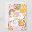 Search for 70s birthday invitations Flower power