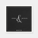 Search for retro wedding napkins Rehearsal dinner