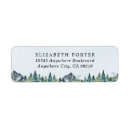Search for pine trees return address labels Evergreen pine tree country
