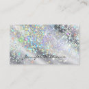 Search for metallic silver business cards Salon