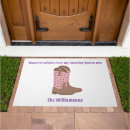 Search for cowboy boots doormats Rustic