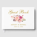 Search for floral wedding guest books Vintage