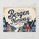 Search for norway vintage travel postcards Bergen