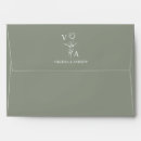 Search for green envelopes Modern elegant