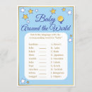 Search for around the world invitations Blue