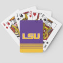 Search for sports logo playing cards Louisiana state university