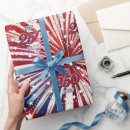 Search for fireworks wrapping paper Patriotic