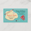 Search for recipe business cards Retro