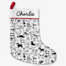 Search for dalmatian christmas stockings Black and white