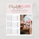 Search for price lists List of services