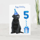 Search for 5th birthday cards 5 year old