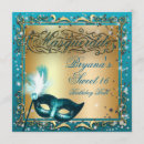 Search for royal blue masquerade party invitations Ball