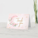 Search for moon thank you cards Moon and stars