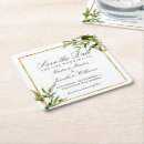 Search for olive green and gold wedding save the dates Modern