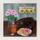 Search for coffee cup puzzles Vintage