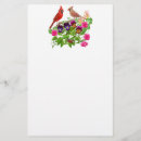 Search for cardinal stationery paper Red bird