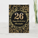 Search for 26th birthday cards Twenty sixth birthday