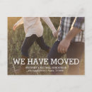Search for small moving announcement cards Rustic