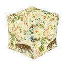 Search for vintage poufs Cream