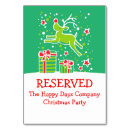 Search for reserved table cards White