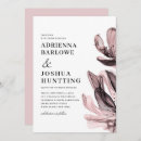 Search for pink flower invitations Vintage