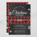 Search for buffalo plaid christmas invitations Snowflakes