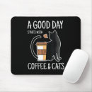 Search for coffee mousepads Cat lovers