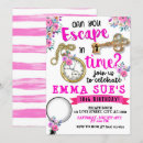 Search for escape room birthday invitations Party