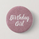 Search for birthday party buttons Girl