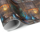Search for winter scene wrapping paper Blue