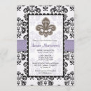 Search for new orleans bridal shower invitations Fleur de lis