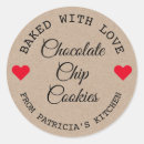 Search for baked with love stickers Kraft paper