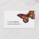Search for monarch butterfly business cards Feminine