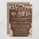 Search for rustic wedding anniversary invitations Wood
