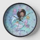 Search for girls bedroom clocks Mermaid