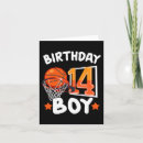 Search for basketball birthday cards 14th