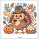 Search for thanksgiving turkey stickers Cartoon