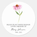 Search for seed packet stickers Funeral