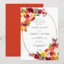 Search for burgundy and orange wedding invitations Autumn fall