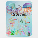 Search for fish baby blankets Green