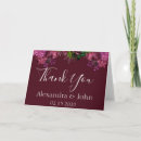Search for red roses thank you cards Marsala