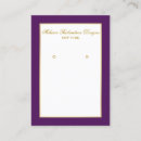 Search for purple display cards earrings