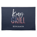 Search for blue and white placemats America