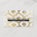 Search for ikat business cards gold