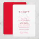 Search for red birthday invitations Trendy