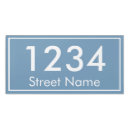 Search for house number signs Blue