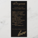 Search for gold foil wedding programs Formal