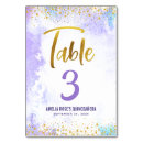 Search for quinceanera table cards Purple