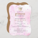 Search for princess is on her way invitations Girl
